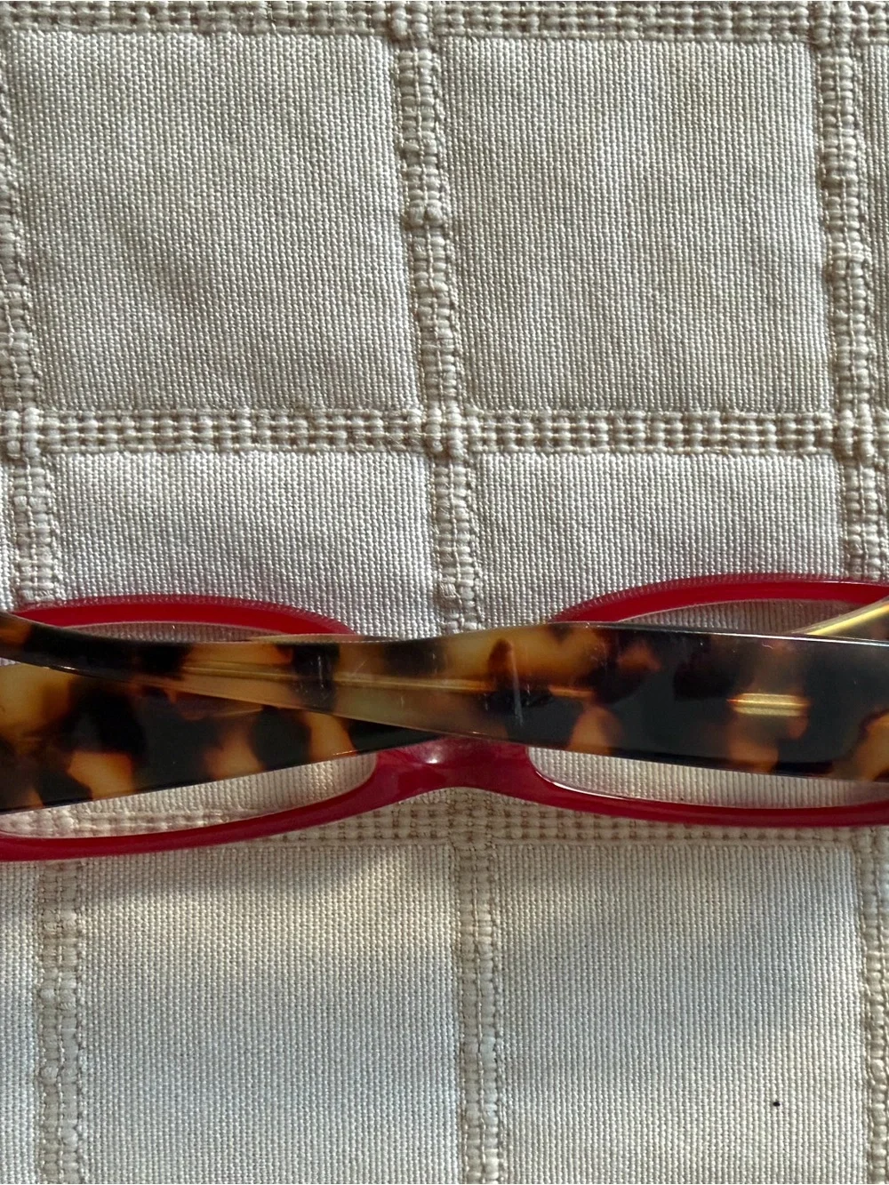 Eye-Bobs Red Cat-Eye Sunglasses with Tortoiseshell Interior